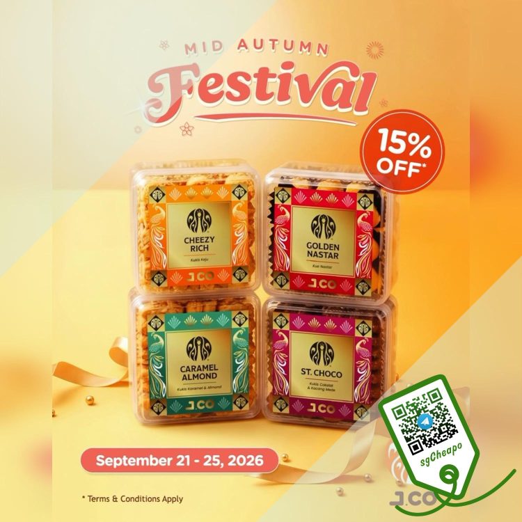 JCO Donuts & Coffee - 15% OFF J.Cookies - sgCheapo