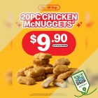McDonald's - 20Pc Chicken Mcnuggets FOR Just $9.90 - sgCheapo