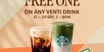 Starbucks - Buy One Get One FREE Venti - sgCheapo