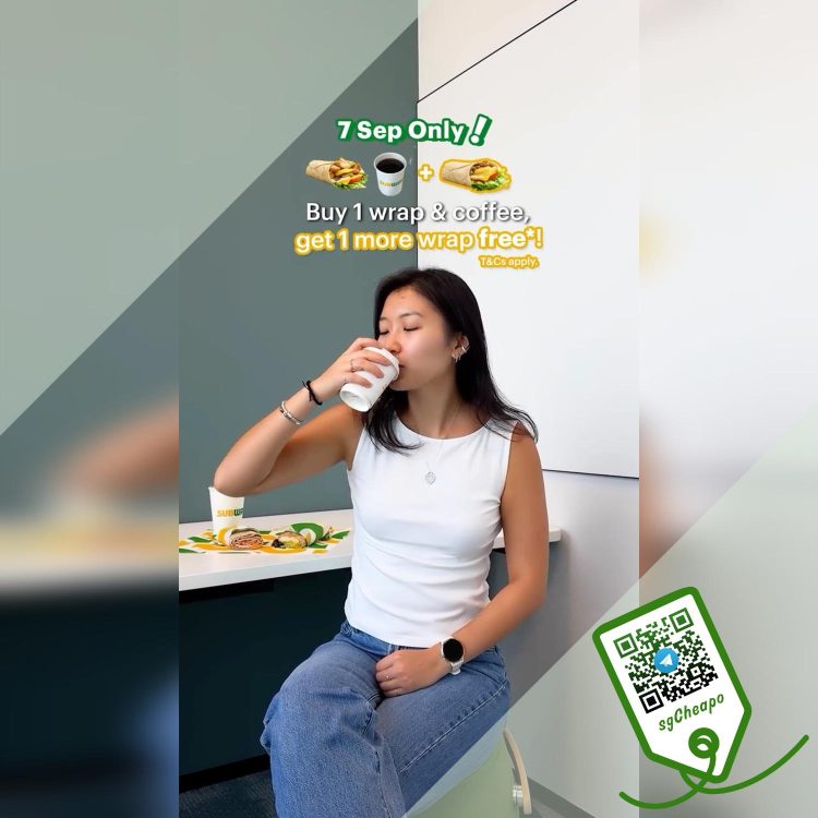 Subway - 1-FOR-1 Breakfast Wraps - sgCheapo