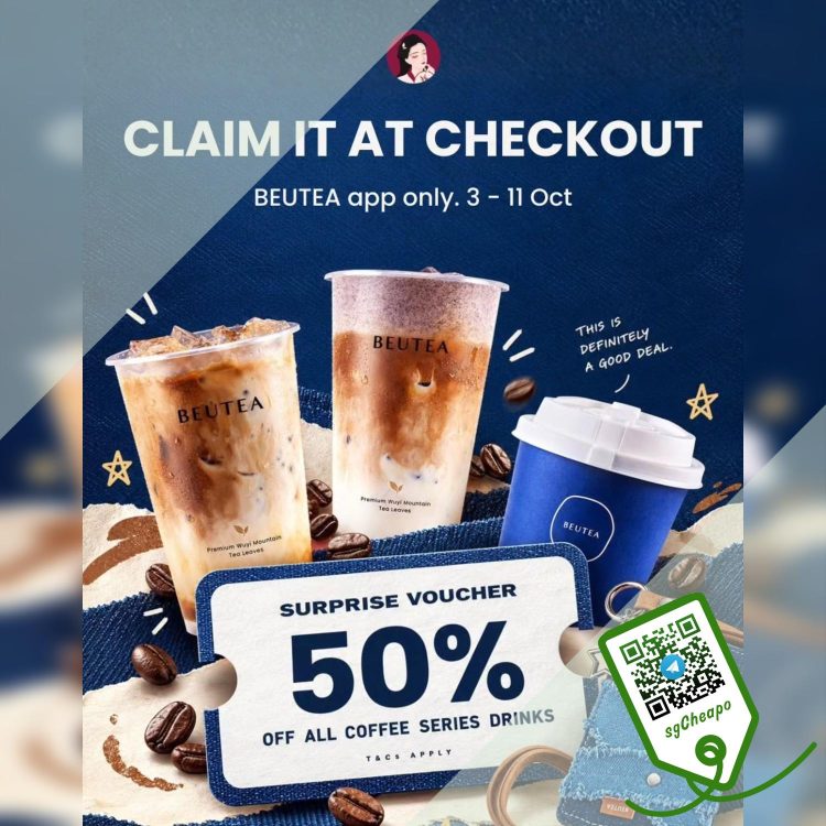 Beutea - 50% OFF All Coffee Series - sgCheapo