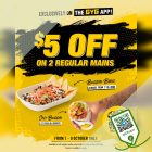 Guzman Y Gomez - $5 OFF On 2 Regular Main - sgCheapo