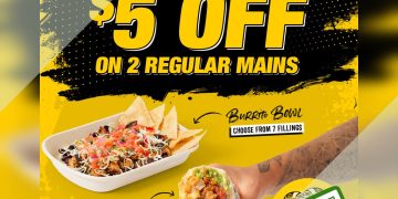 Guzman Y Gomez - $5 OFF On 2 Regular Main - sgCheapo