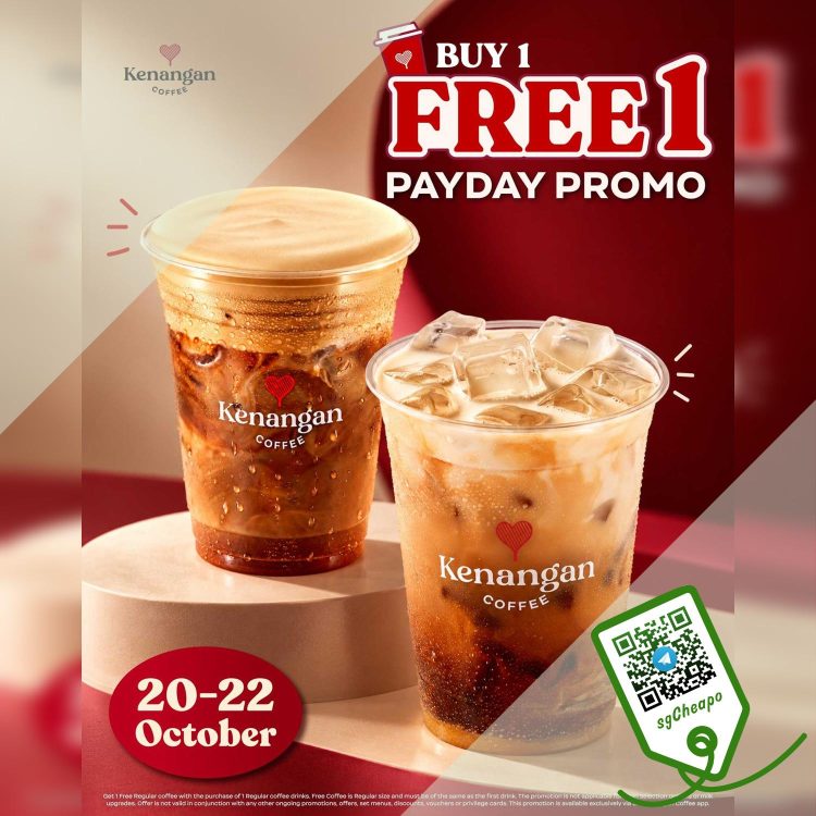 Kenangan Coffee - Buy 1 Get 1 Free Drink - sgCheapo