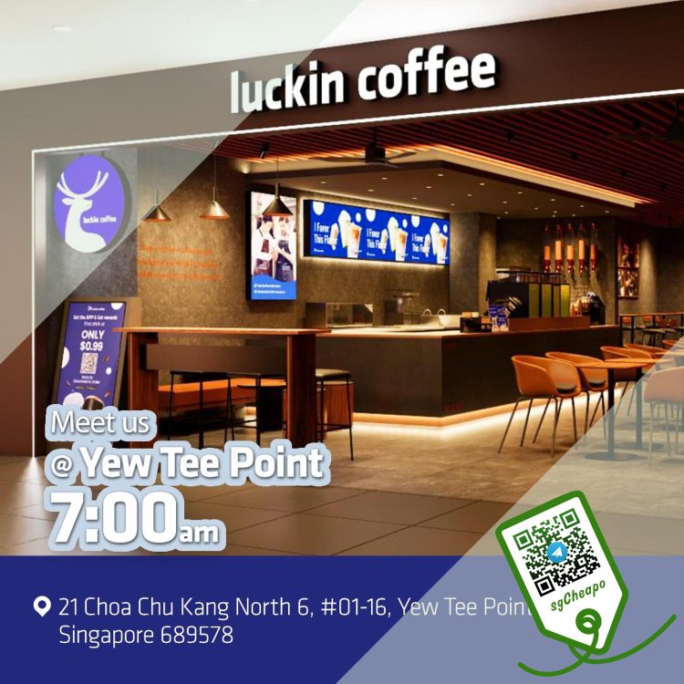 Luckin coffee - Opening Special 1-FOR-1 Drink - sgCheapo