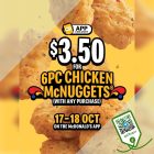 McDonald's - 6Pc Of Chicken Mcnuggets FOR $3.50 - sgCheapo
