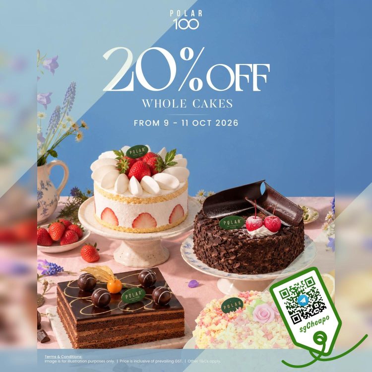 Polar Puffs & Cakes - 20% OFF Whole Cakes - sgCheapo