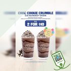 The Coffee Bean & Tea Leaf - Buy 2 Choc Cookie Crumble FOR $10 - sgCheapo