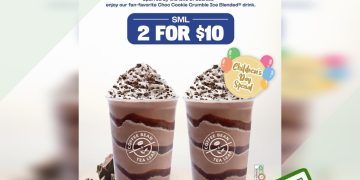 The Coffee Bean & Tea Leaf - Buy 2 Choc Cookie Crumble FOR $10 - sgCheapo