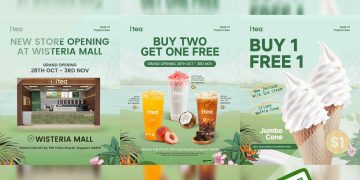iTEA - Buy 2 Get 1 FREE All Drinks - sgCheapo